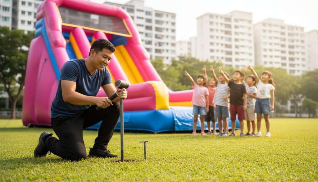 Inflatable Water Slide Setup in Singapore: The Ultimate Logistics Guide